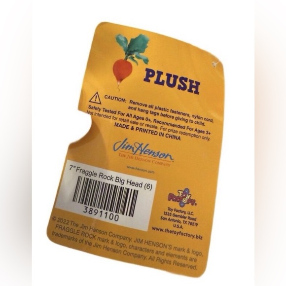 FRAGGLE ROCK - JUNIOR GORG - BIG HEAD - 7” - Picture 6 of 8